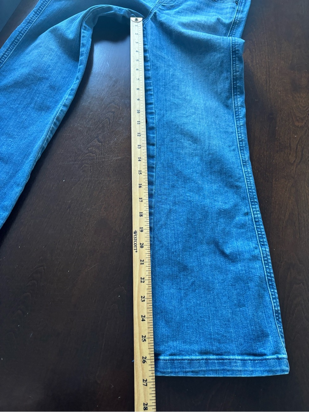 Spanx Kick Flare Jeans S Vintage
Indigo Shaping Denim Pull-On Pants Stretch - Picture 8 of 9